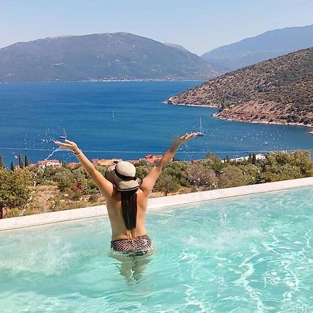 Augustela Villa Seaview Vacation Villa Agia Efimia Dış mekan fotoğraf