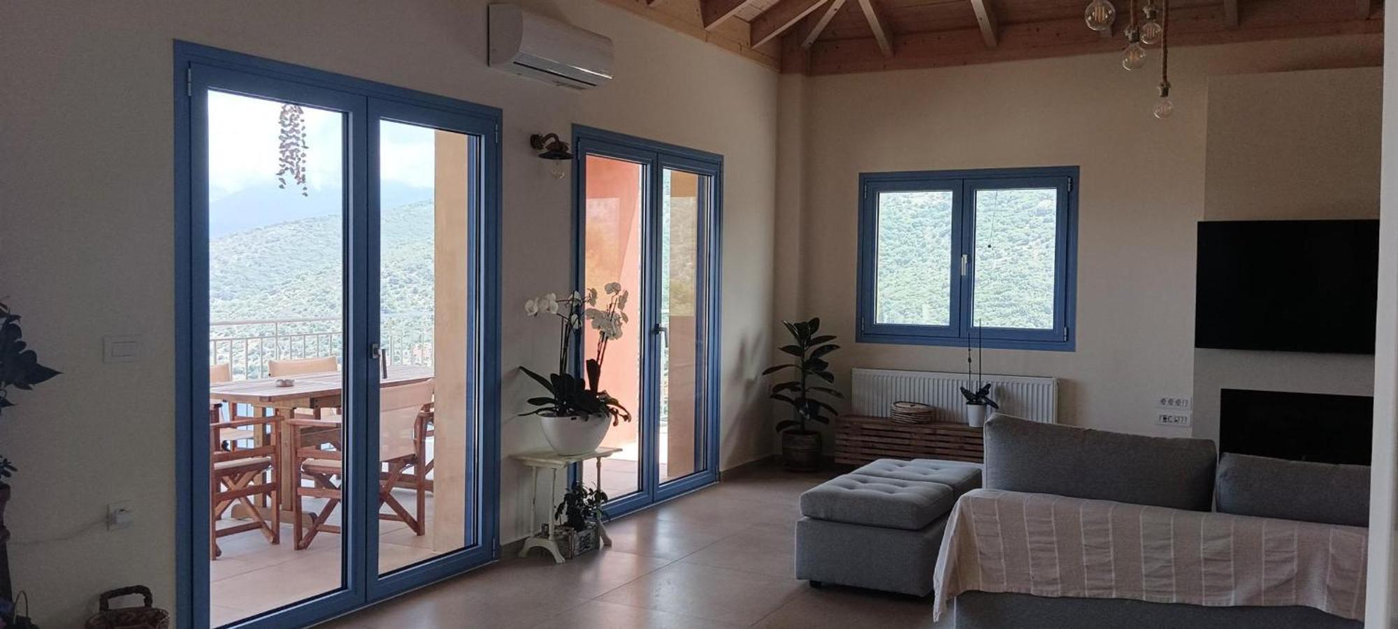 Augustela Villa Seaview Vacation Villa Agia Efimia Dış mekan fotoğraf