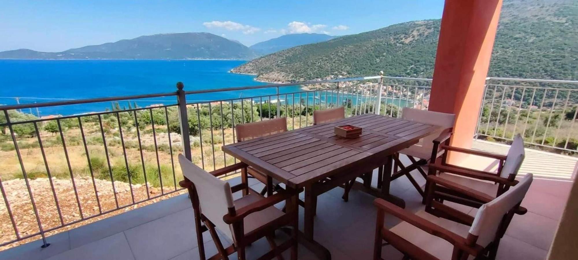 Augustela Villa Seaview Vacation Villa Agia Efimia Dış mekan fotoğraf