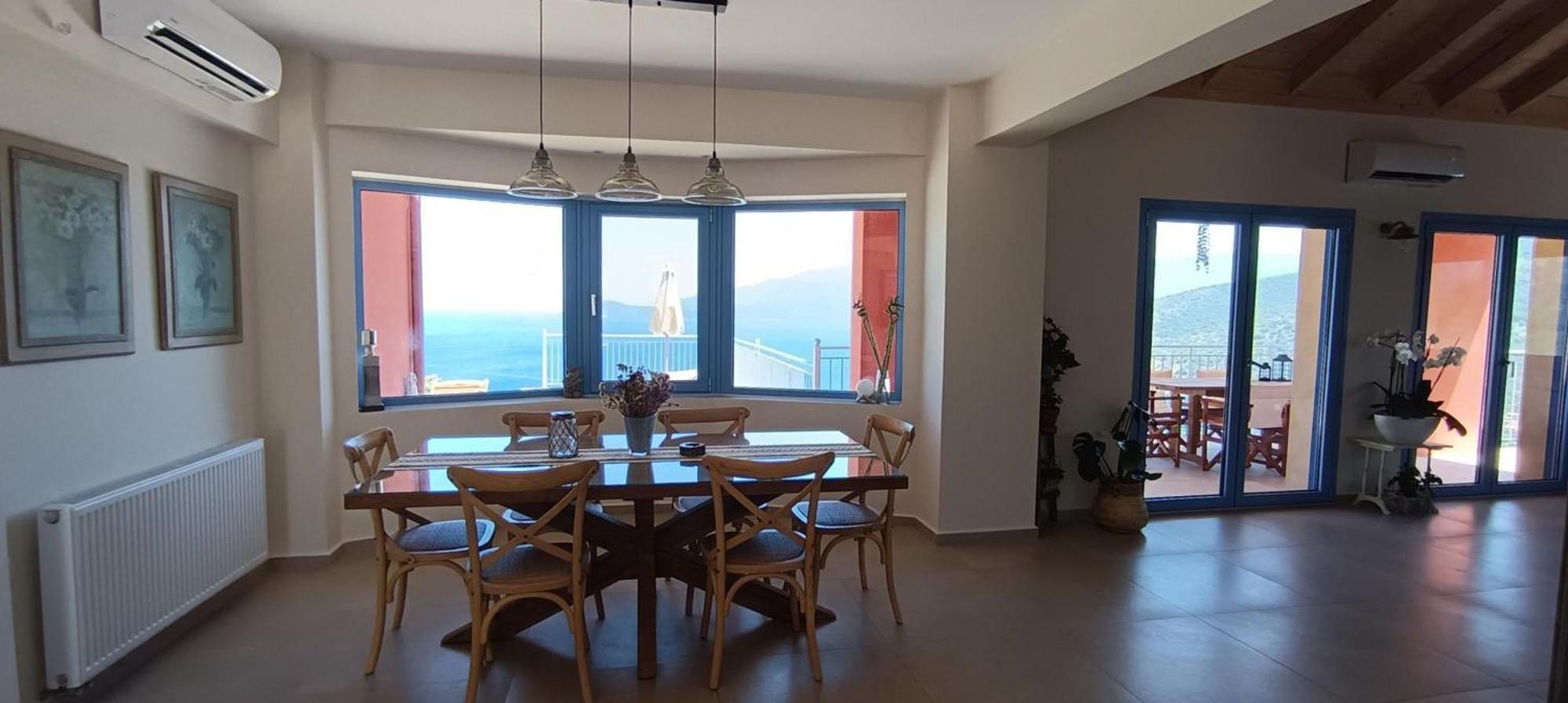 Augustela Villa Seaview Vacation Villa Agia Efimia Dış mekan fotoğraf