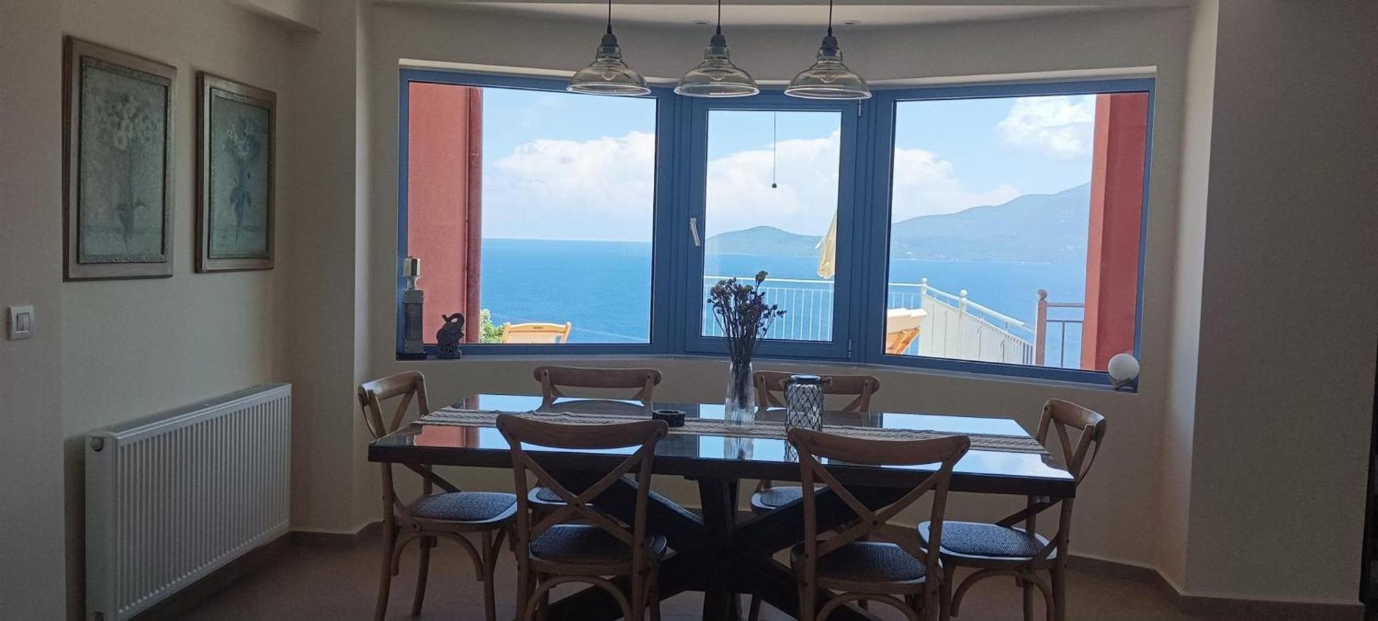 Augustela Villa Seaview Vacation Villa Agia Efimia Dış mekan fotoğraf