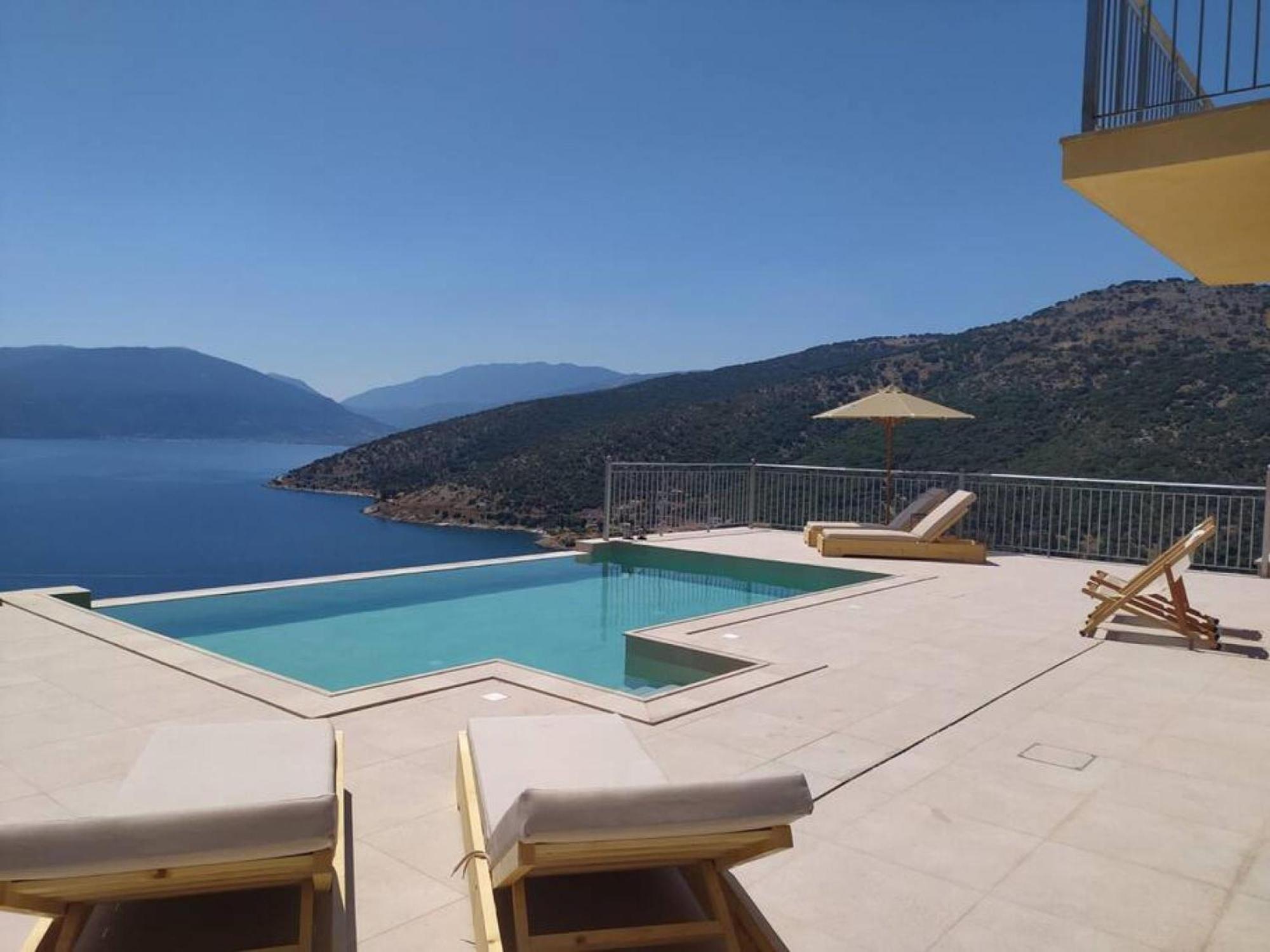 Augustela Villa Seaview Vacation Villa Agia Efimia Dış mekan fotoğraf