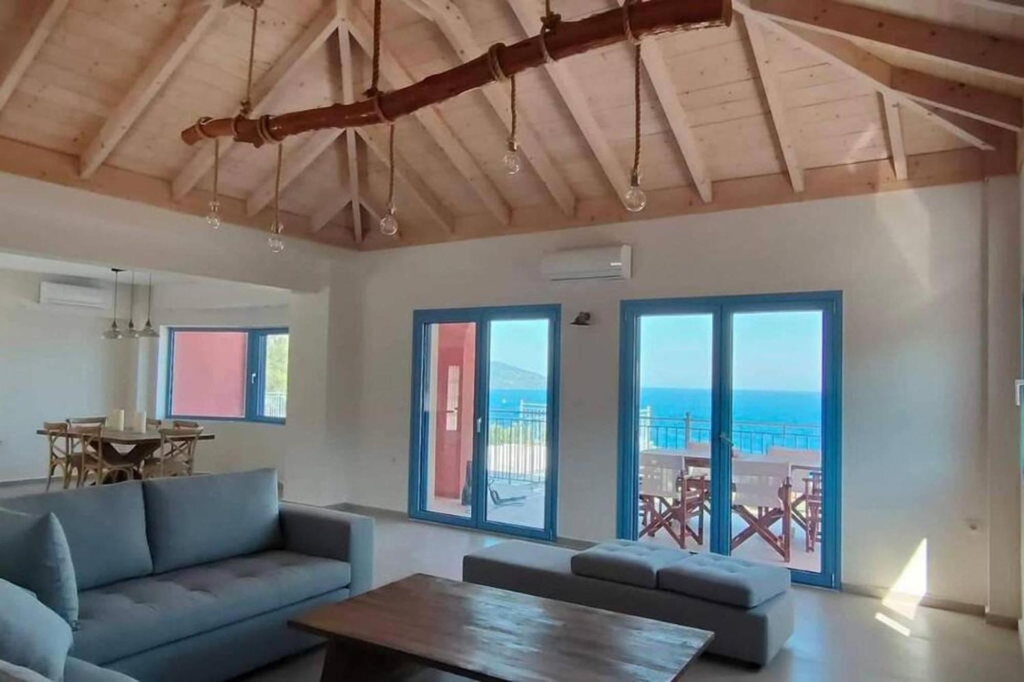 Augustela Villa Seaview Vacation Villa Agia Efimia Dış mekan fotoğraf